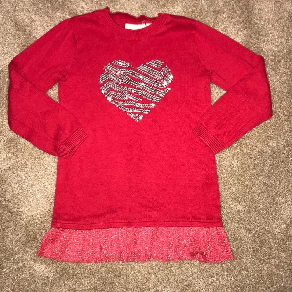 Heart sweater dress
